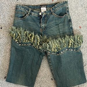Sexy Rare Y2k bebe jeans cute sexy and cool